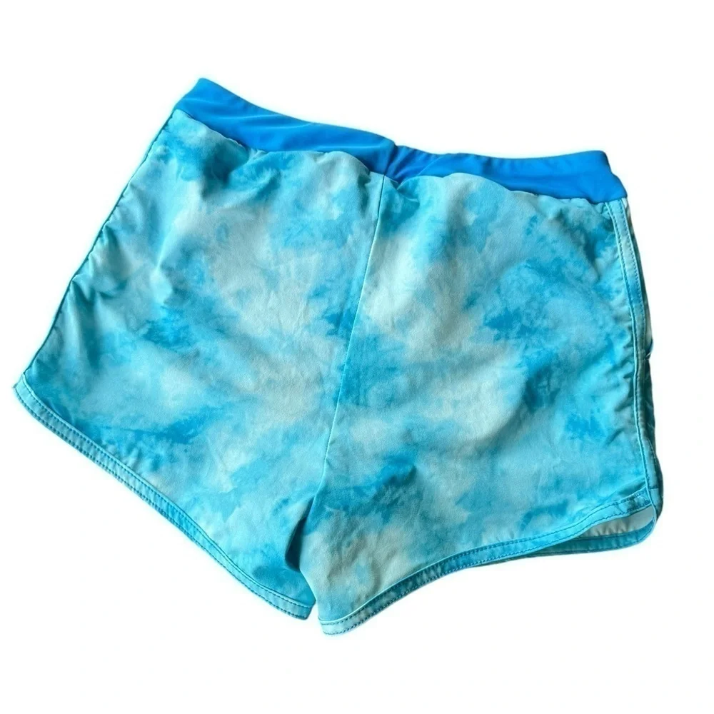 Lands’ End Swim Shorts Girls Size 14 Blue